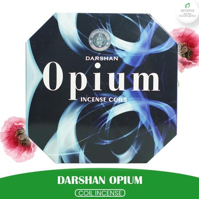 Dupa India Aromaterapi Coil - Darshan Opium Kualitas Terbaik Harga Termurah