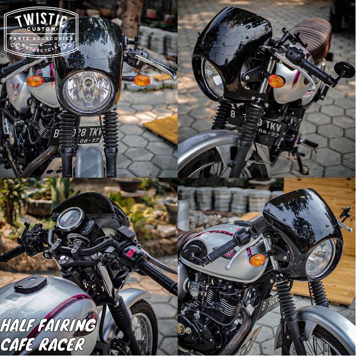 (Promo) Fairing Caferacer Import Universal 7 Inch Motor Custom W175 Xsr 155 Bestseller
