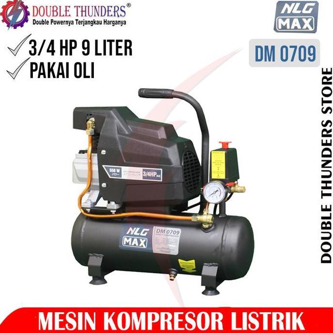 Promo Izumi Max Dm0709 Mesin Kompresor Angin 3/4Hp 9Liter Cod