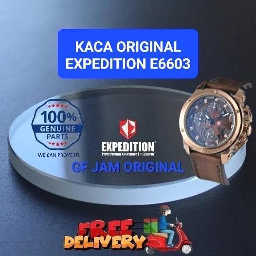 KACA JAM TANGAN EXPEDITION E6603 E 6603 ORIGINAL 100% SPARE PART