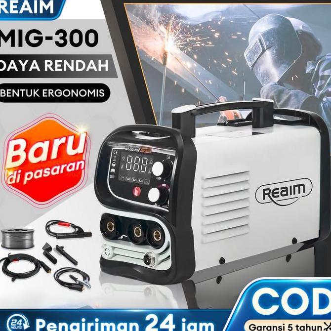 Promo Reaim Mesin Las Murah Mig Listrik Trafo Las Welding Inverter Las Tanpa Gas Travo Inverter Mig 