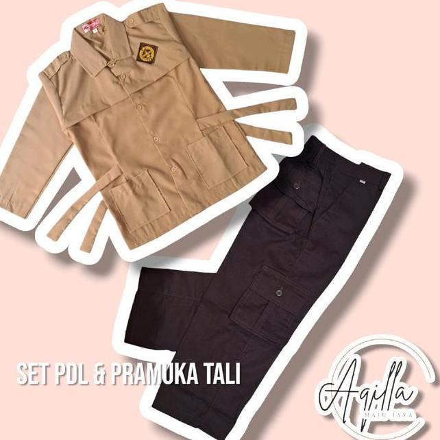 Setelan Seragam Sekolah Pramuka Pdl Anak Sd Lakilaki Dan Perempuan