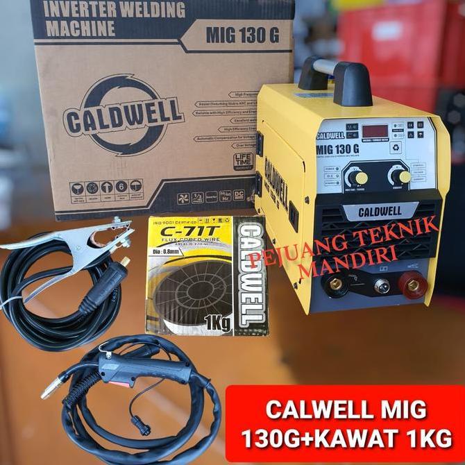 Promo Mesin Las Caldwell Migi Mig 130 / Trafo Las Caldwell Mig 130 G Gasless Cod