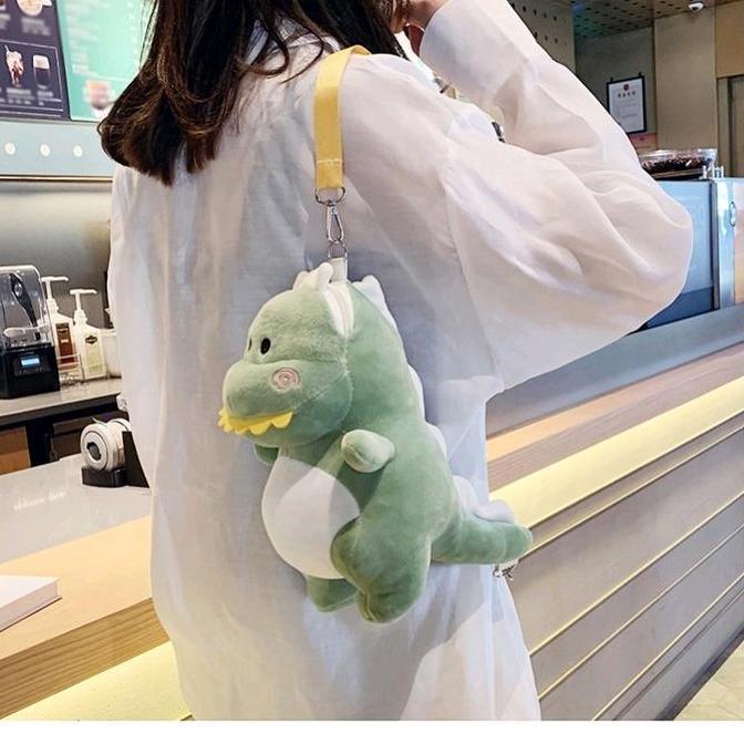 Tas Selempang Anak Boneka Kapibara Dinosaurus Kucing Mermaid Tas Slempang Boneka Dino Capybara Putri