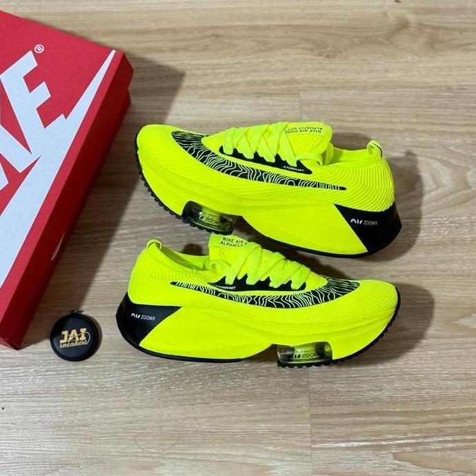 SEPATU SNEAKERS RUNNING NIKE AIR ZOOM ALPHA FLY YELLOW STABILO PRIA GS