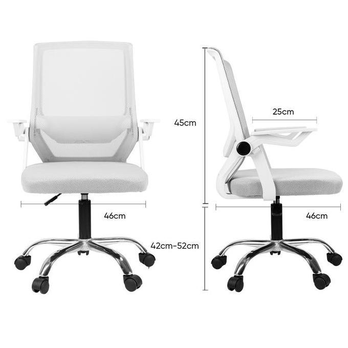 Deli Office Chair/Kursi Kantor Jaring Desain Ergonomis E4931