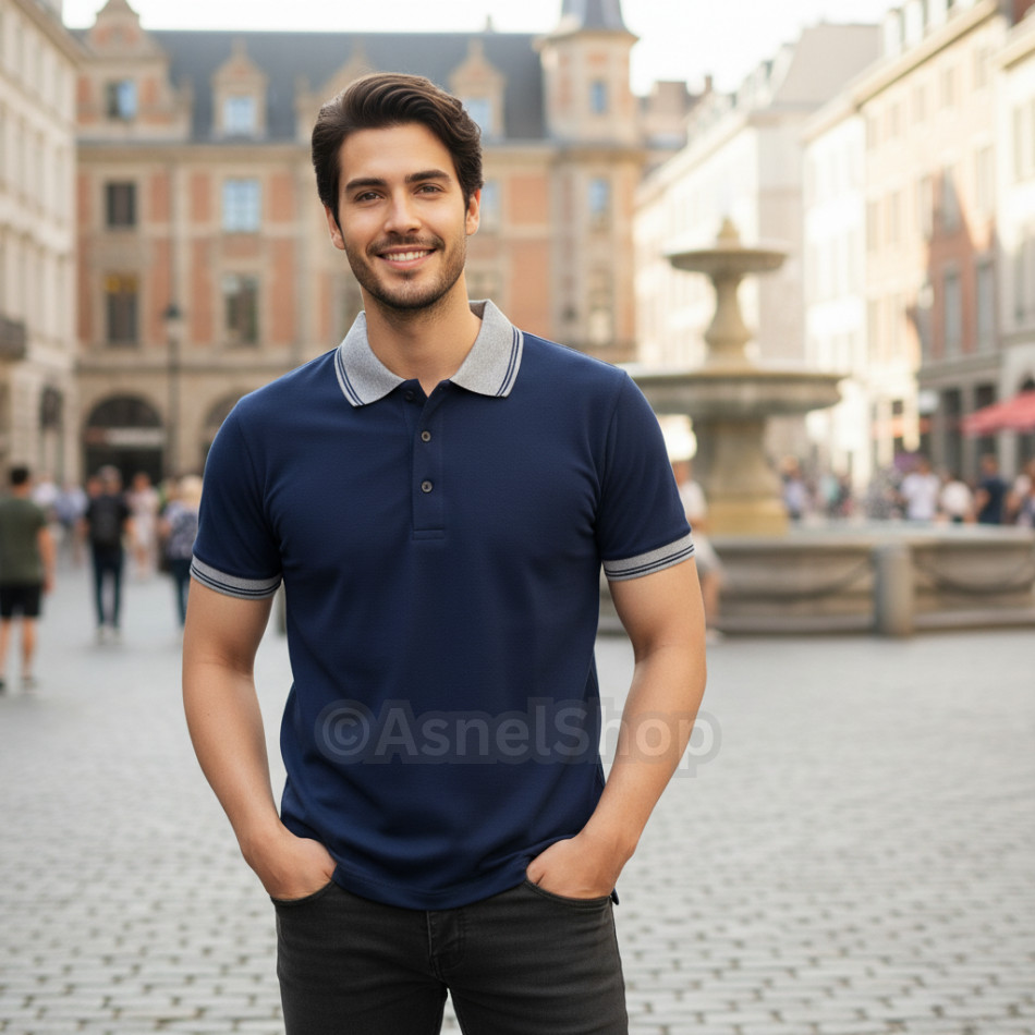 Polo Shirt Polos Nevada Pria Dewasa Lengan Pendek Premium Keren Kekinian #Kaos Kerah Cowok Terbaru