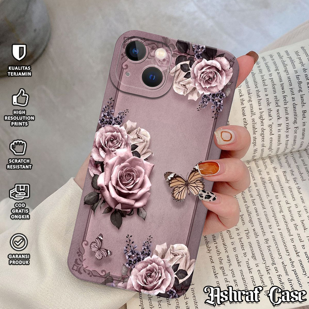 Case For Iphone 13  - Softcase Hp Iphone 13 [ AM08 ] - Silicon Cassing Hp Wanita / Pria - Kesing Hp 