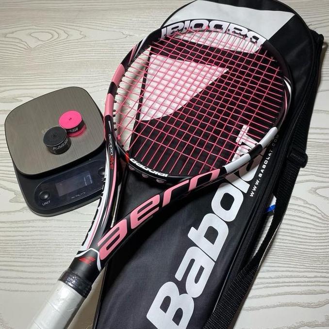 Promo RAKET TENIS BABOLAT AERO PRO PINK FAIR LADY FULLSET PREMIUM IMPORT COD