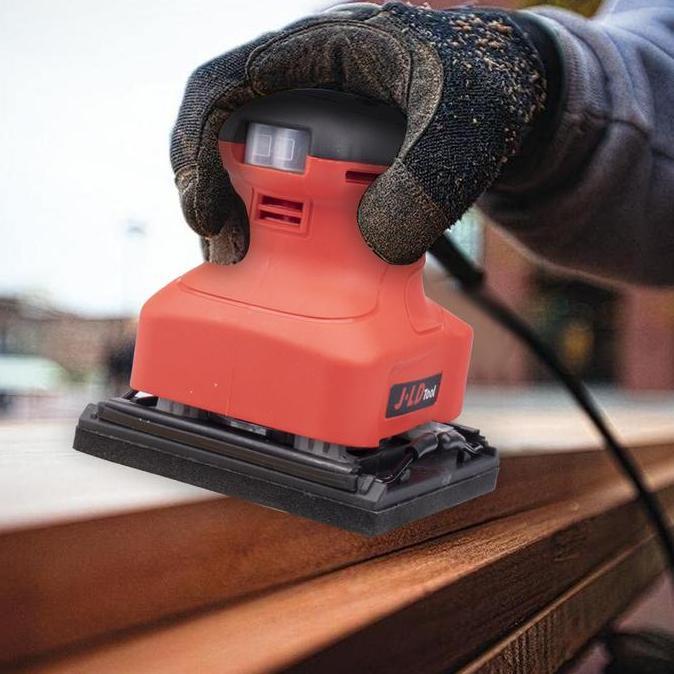 JLD Mesin Amplas 220W Electric Sander J4510 Mesin Amplas Kayu Dan Tembok 110 X 100 mm Listrik