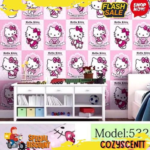 New Wallpaper Dinding Kamar Anak Wallpaper Dinding Hellokitty Frozen Wallpaper Dinding Karakter Embo