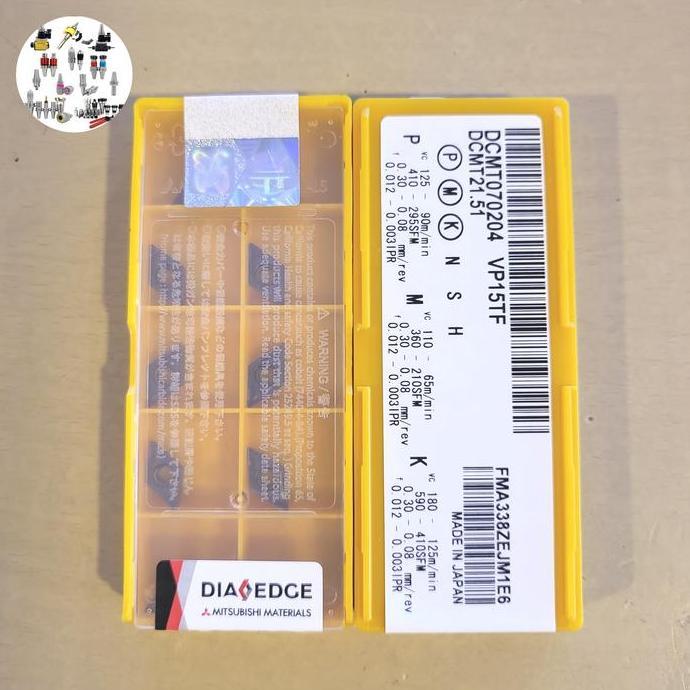 CIKUCHI DCMT 070204 VP15TF INSERT BUBUT DCMT 07 MATA BUBUT DCMT 070204 INSERT DCMT 070204