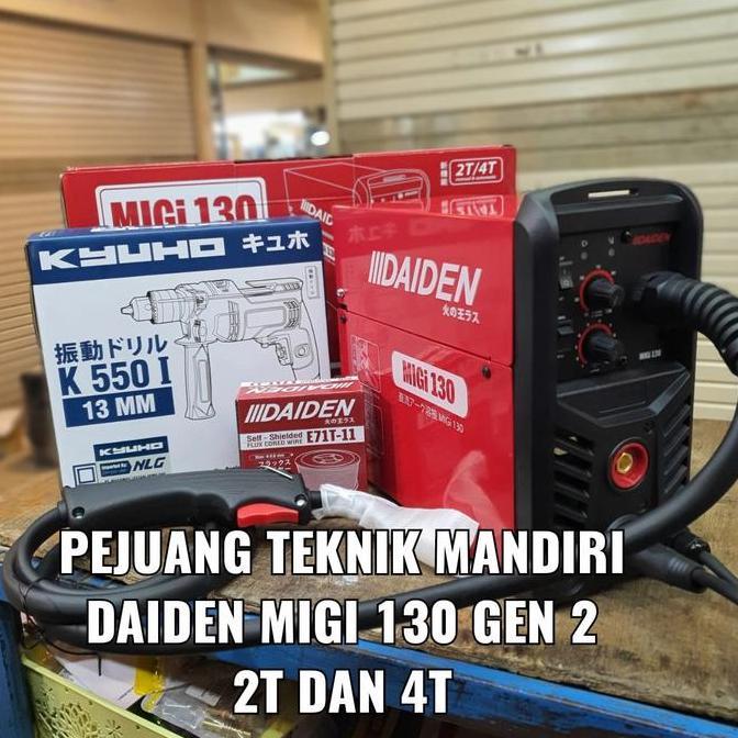 JUHNDE MESIN LAS CO2 DAIDEN MIGi 130 - TRAVO LAS DAIDEN CO CO2 MIG 130
