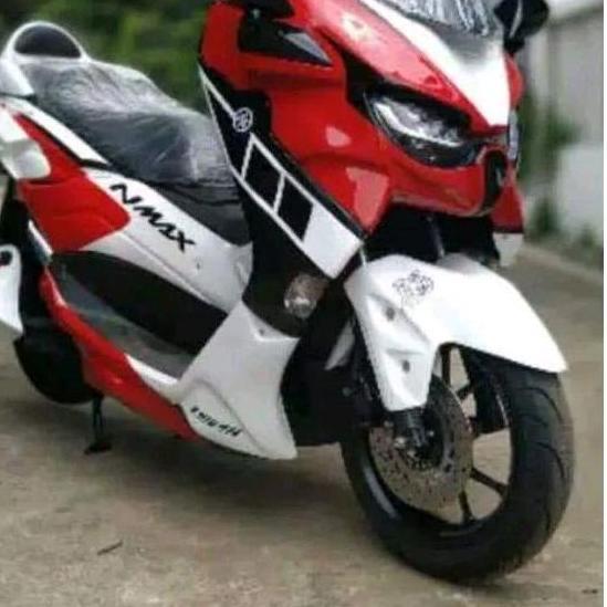 DAIKAKU Paket Bodi Body Yamaha All New Nmax Facelift Predator Full Set ( 2019-2023 ) Grafist Merah P