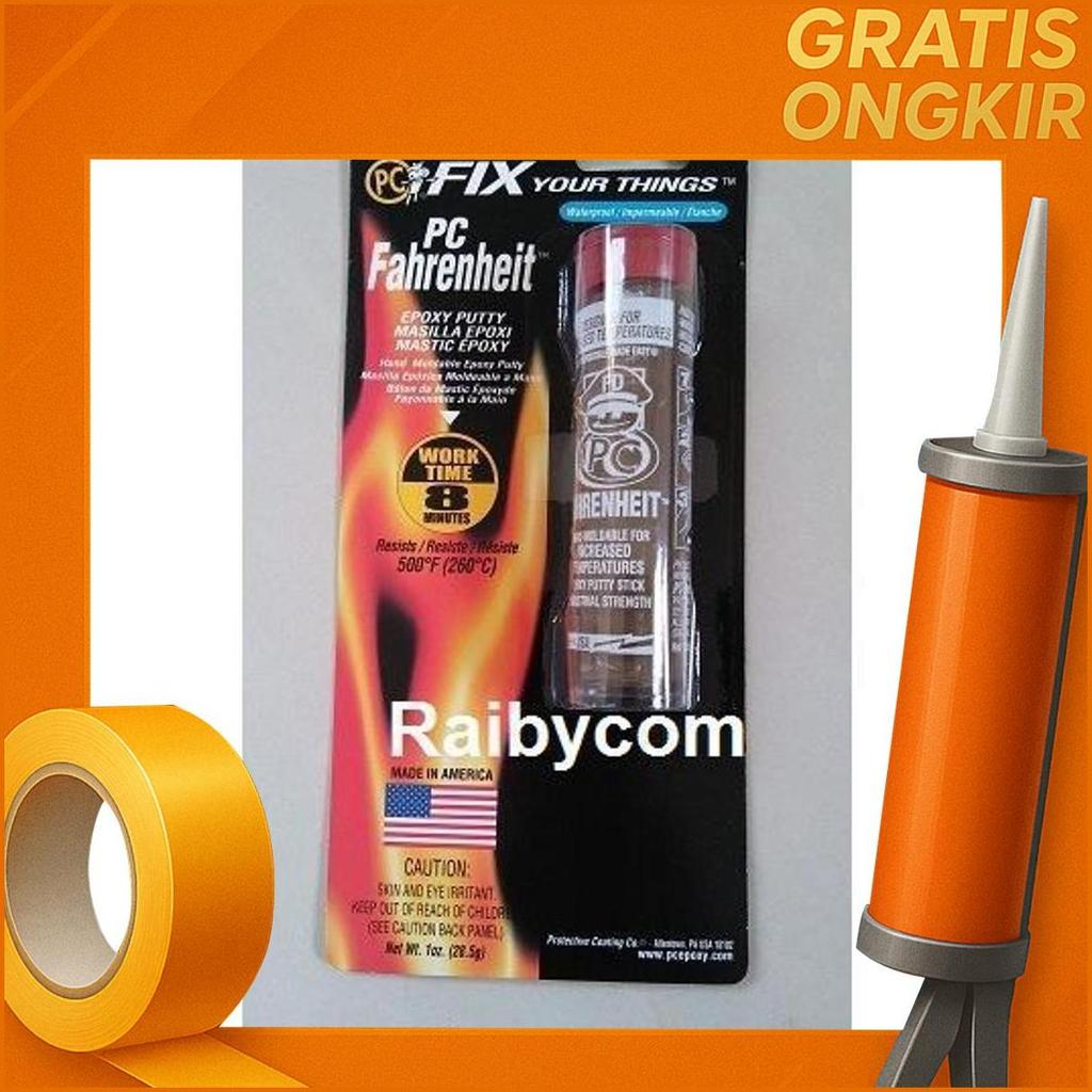 Lem Porting Pc Fahrenheit Epoxy Putty Us Tahan Panas Mesin Motor Mobil
