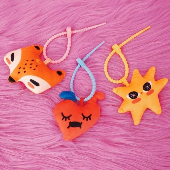 Liunic on Things Plushie Keychain