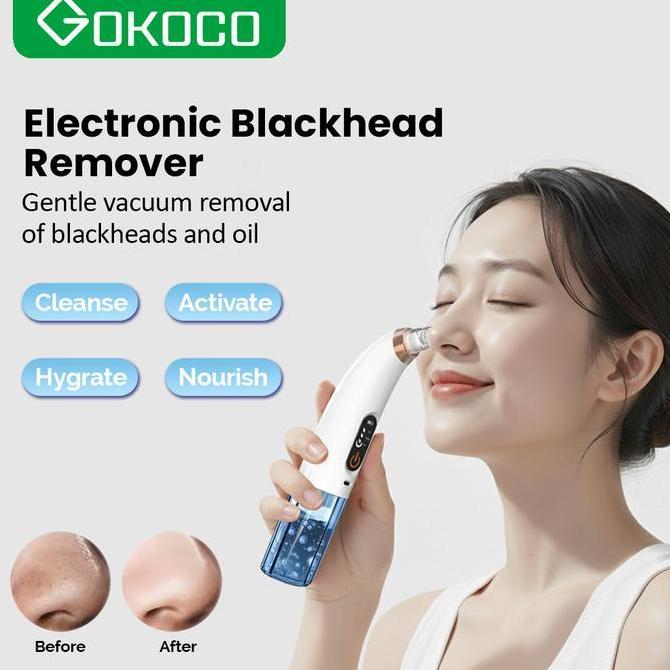 Gokoco Electric Blackhead Remover Alat Pembersih Dan Kecantikan Wajah Alat Pembersih Pori-Pori Alat 