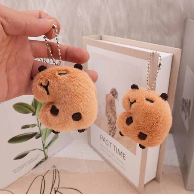 Gantung kunci boneka dinosaurus teddy bear capybara motor mobil estetik aesthetic lucu couple akseso