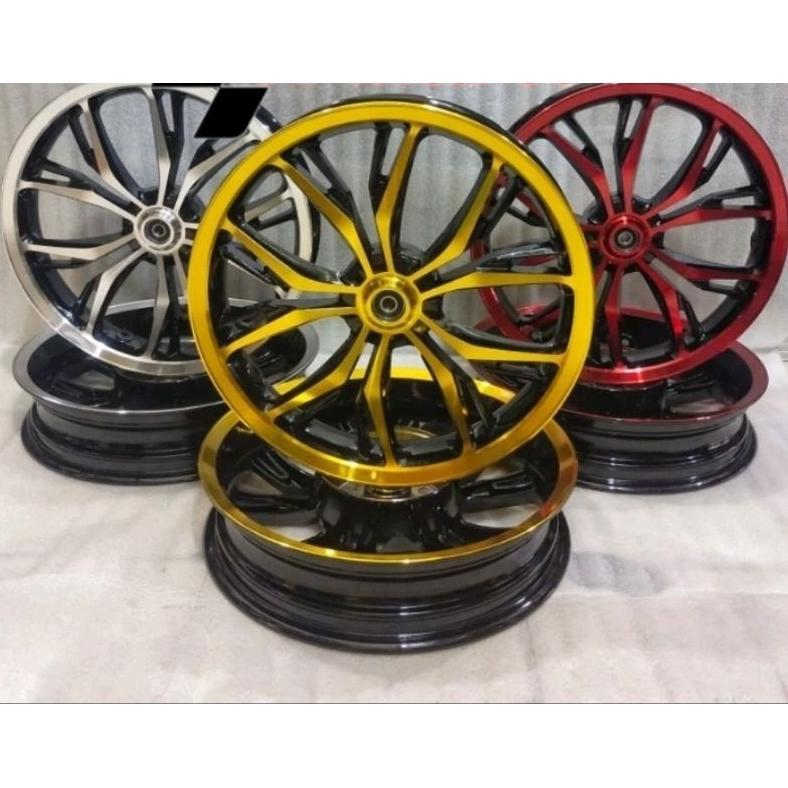Velg Racing Honda Vario 125 Dan Vario 150 Merk DELKEVIC 215 / 300 Ring 14 Tapak Lebar