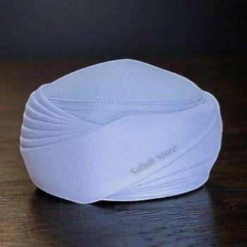 Imamah 8 Tingkat Peci Imamah Permanen Tanpa Ekor Peci Sorban Imamah Kopiah Pria Hitam Songkok Motif 