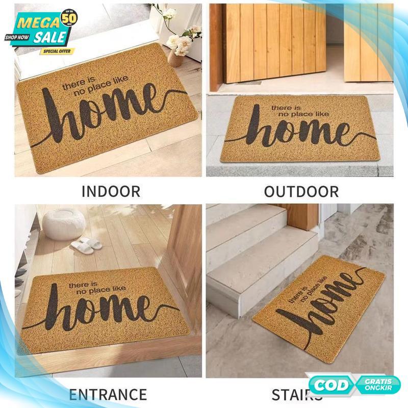 Promo Keset / Keset Outdoor / Keset Kaki Bihun / Keset Teras / Keset Teras Rumah Depan / 40x60 cm Ke