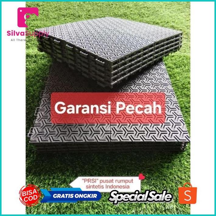 Terlaris Drainase sell alas rumput sintetis 1 meter x 1 meter tebal 1,5 cm Termurah
