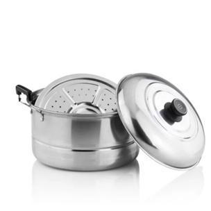 FOREVER - Panci set kingko 555 Peralatan Masak Stainless Steel Isi 5 Set + Steamer Kitchenware