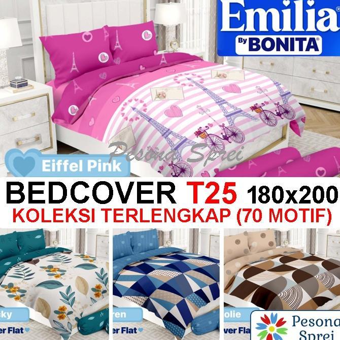 Bedcover Bonita 180X200 Emilia Tinggi 25 / Bedcover Bonita King Emilia / Bedcover Emilia 180X200