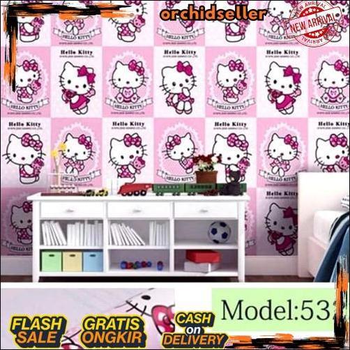 Ready Stock Wallpaper Dinding Kamar Anak Wallpaper Dinding Hellokitty Frozen Wallpaper Dinding Karak