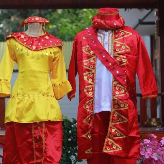 Baju Adat Betawi Dewasa Satuan (Pria/Wanita)
