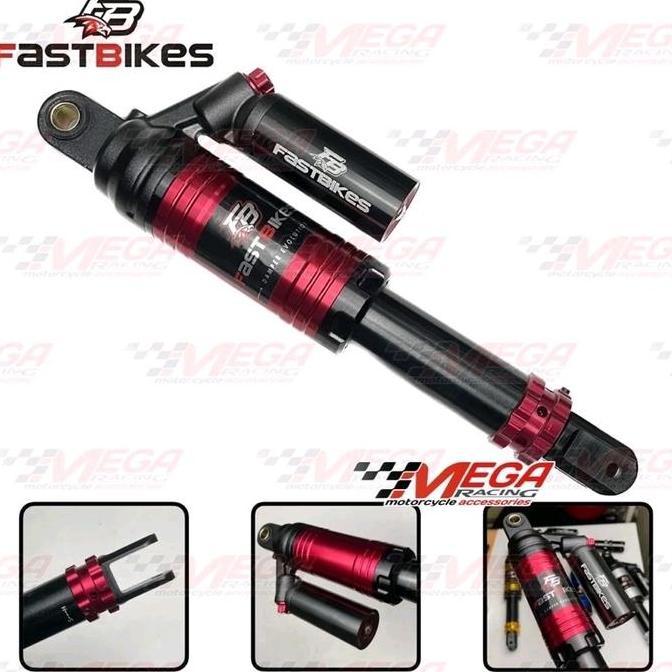 genivalezz - shockbreaker belakang matic model upside down tabung atas, fastbikes, untuk beat, mio, 