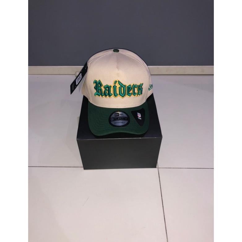 Topi Baseball RAIDERS Hijau Krem terbaru