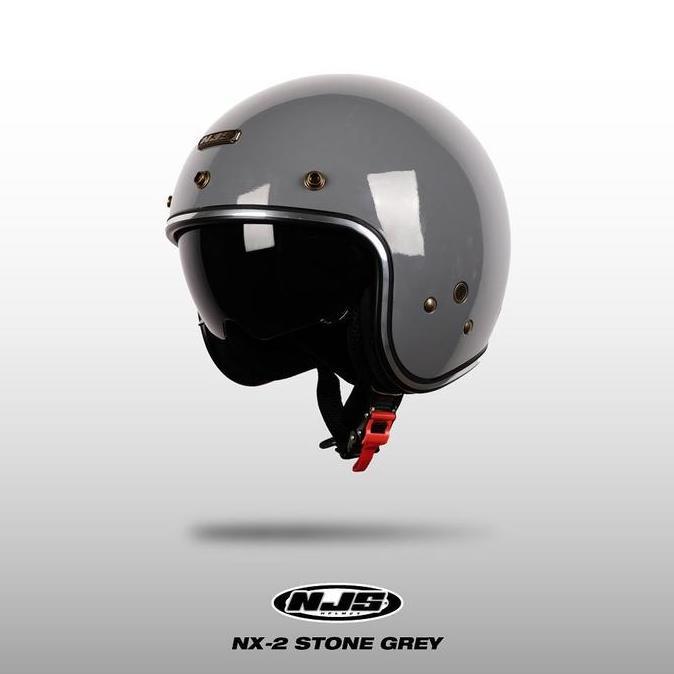 NJS NX-2 SOLID List Chrome (FREE PET) - Helm Retro | NJS Retro | Helm Bogo | NJS Bogo | Bogo Polos |