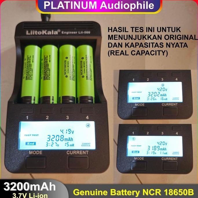 Baterai 18650 Panasonic NCR18650B Original Battery NCR 3000MAH 3200MAH