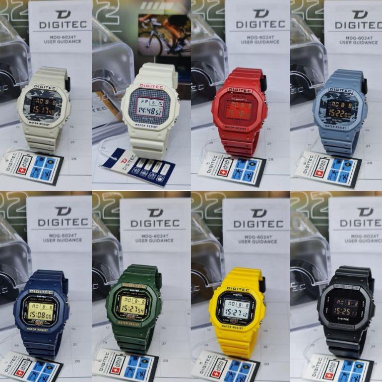 Jam Tangan Wanita Digitec MDG 6024/MDG6024 Digital Original