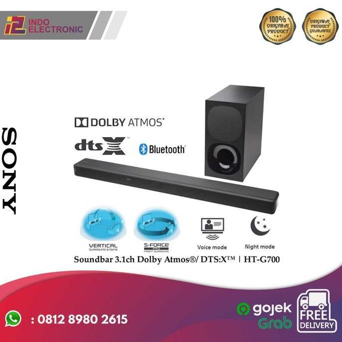 SOUNDBAR SONY HT G700 BLUETOOTH SUBWOOFER DOLBY ATMOS HT-G700 HTG700