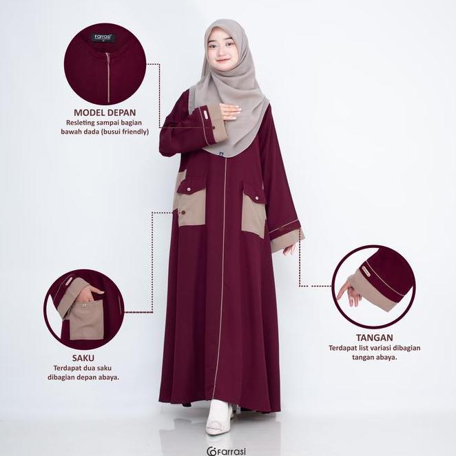 Farrasi Abaya Halimah | Abaya Premium