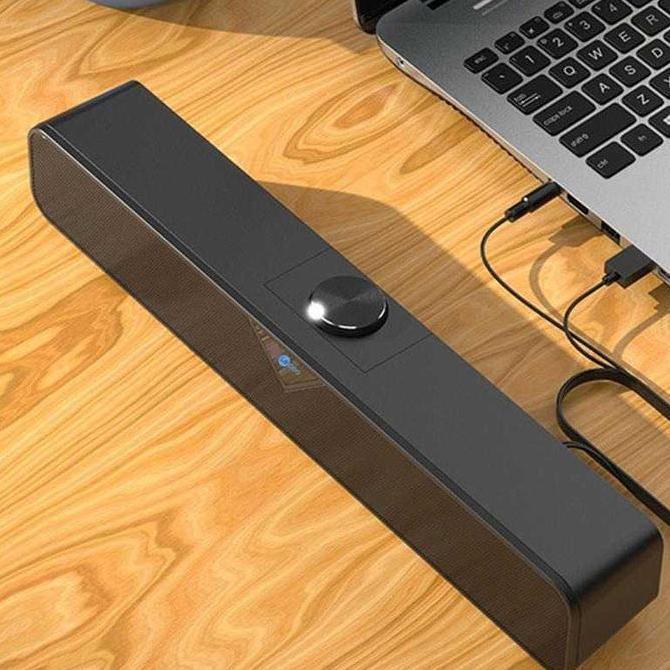 Blutooth Active Soundbar Speaker Aktif Komputer TV Sound Bar Bluetooth 6 Watt