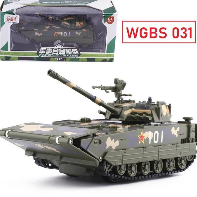 Diecast TANK Military Model Tank Amphibi Mainan anak