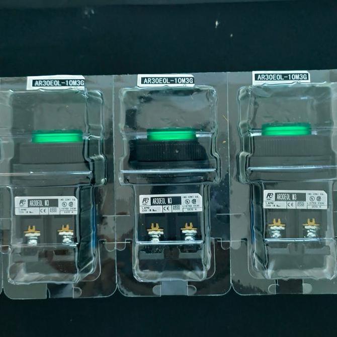 Promo AR30EOL-10M3G push button pilot lamp Fuji 220vac Diskon