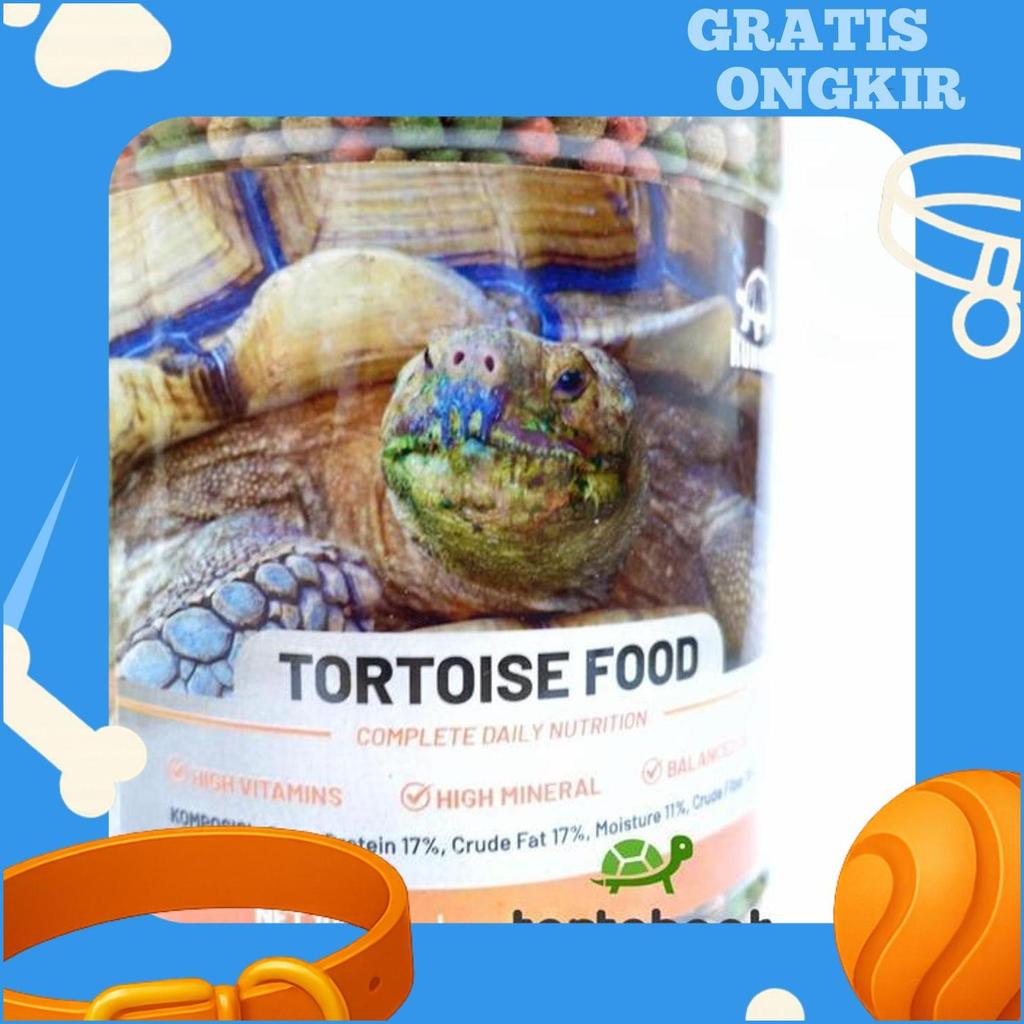 1 Kg Kunkka Tortoise Food 1Kg - Makanan Kura Kura - Pelet Kura Darat - Makanan Kura Darat - Sulcata 