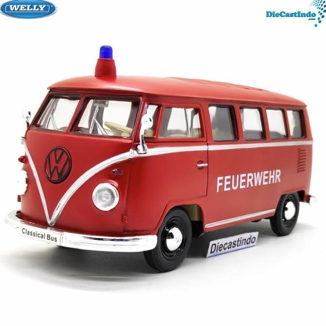 Welly Nex Volkswagen T1 Bus 1963 FEUERWEHR
