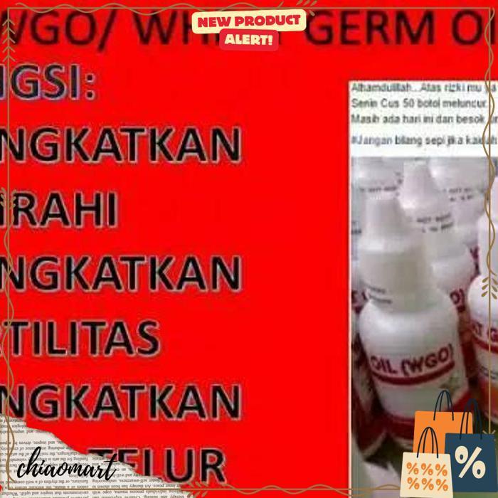 [Jtm] Wgo Wheat Germ Oil Vitamin Ternak Segala Jenis Burung Wgo Asli Drs 0411
