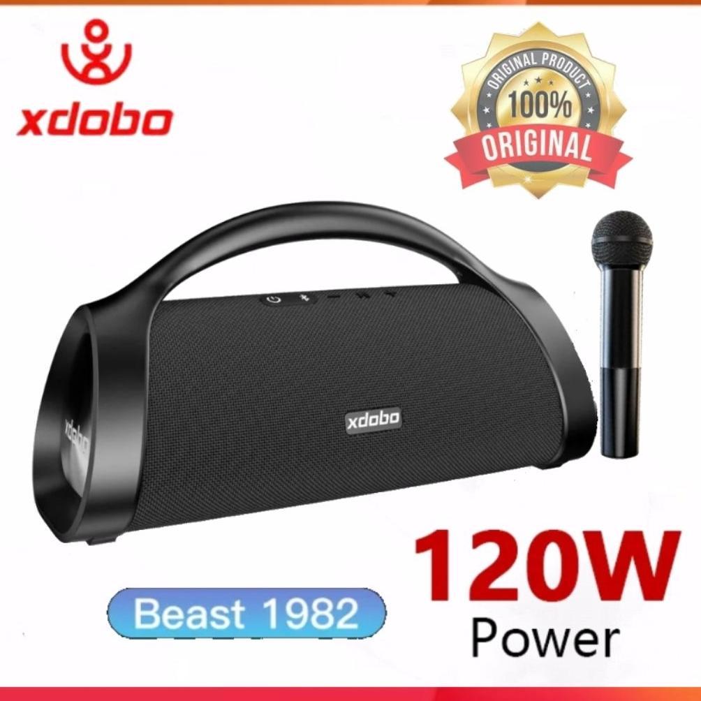 Speaker Xdobo Beast 1982 120W Audio Bluetooth V 5.3 dengan Microphe Wireless Karaoke Original
