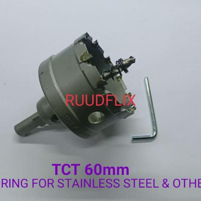 MATA BOR HOLE SAW 60mm UNTUK STAINLESS |BESI|ANEKA METAL RUUDFLIX