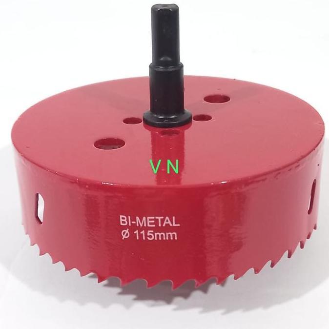 Hole Saw 115 mm/Mata Bor Pembolong Kayu/Triplek/Plastik PVC