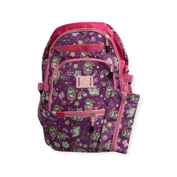 Tas ransel sekolah anak perempuan SD SMP SMA/tas anak sekolah dompet/tas anak perempuan multifungsi 