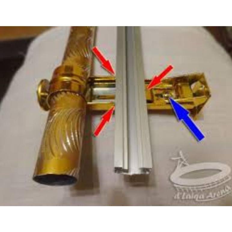 100% Ori Garansi Kerusakan  / Besi Gorden Full Set / Batang Gorden / Tiang Gorden - Ready Stock