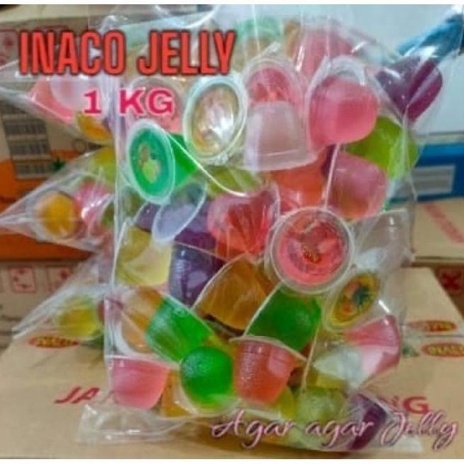 Inaco Jelly 1 Kg Agar Agar Jelly Inaco Mix Rasa Jeli Puding
