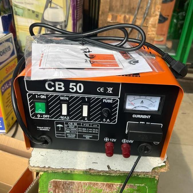 Bnr Battery Charger / Charger Aki 50A Blackfoot Cb-50